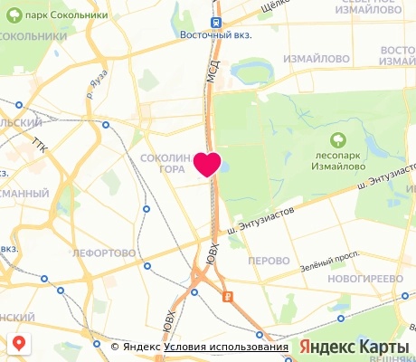 На карте