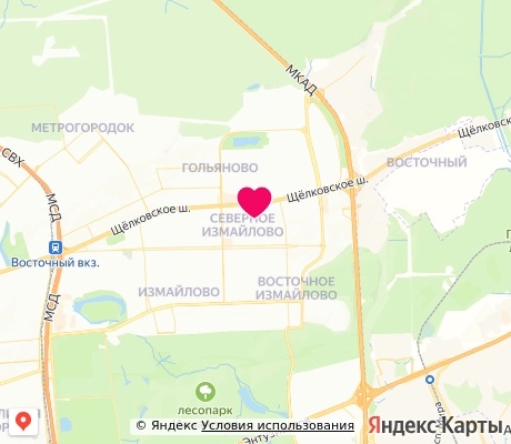 На карте