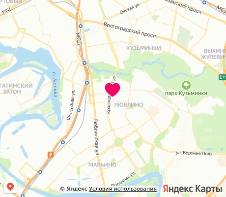 На карте