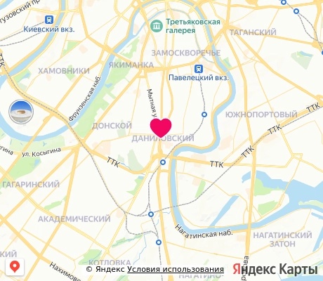 На карте