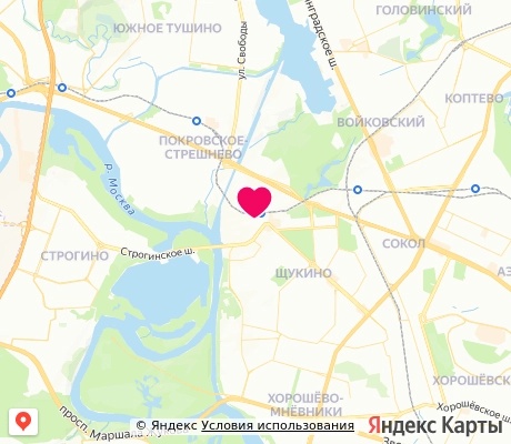 На карте