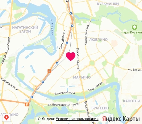 На карте
