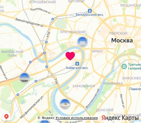 На карте
