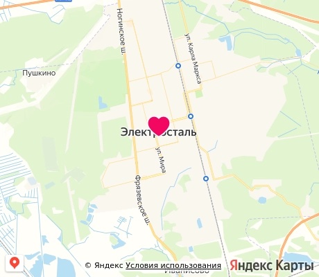 На карте