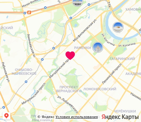 На карте