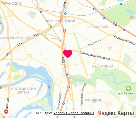 На карте