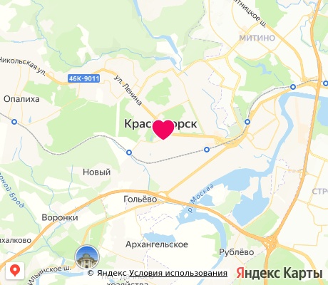 На карте