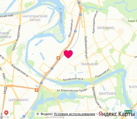 На карте