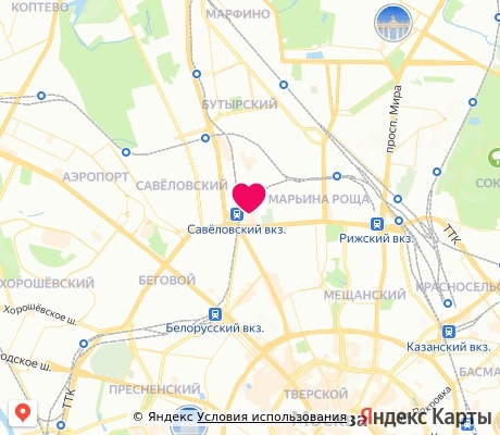 На карте