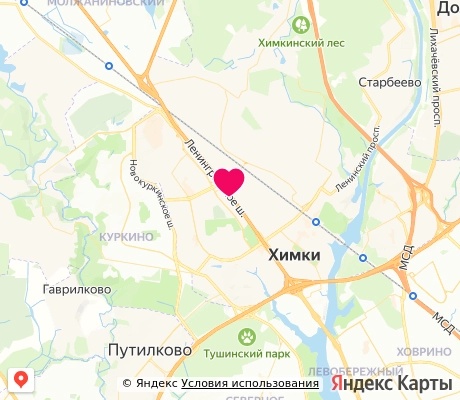 На карте