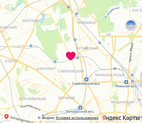 На карте