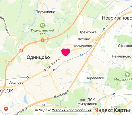 На карте