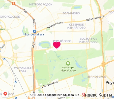 На карте