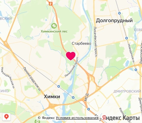 На карте