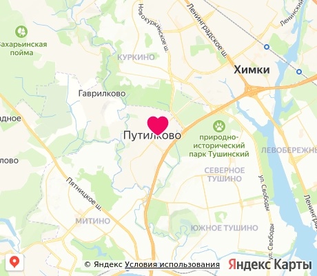 На карте