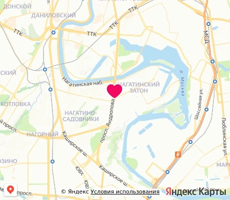 На карте