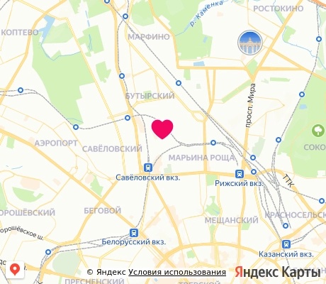 На карте