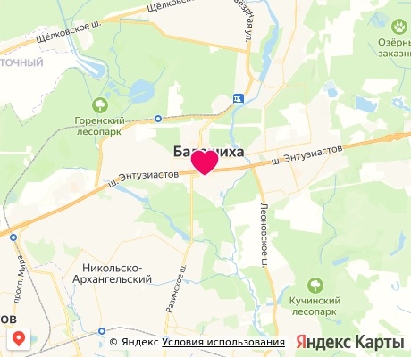 На карте