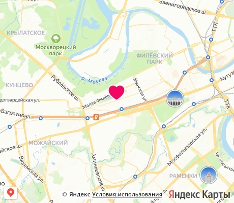 На карте