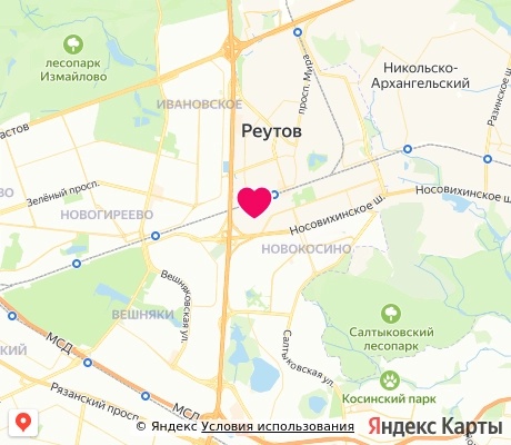 На карте