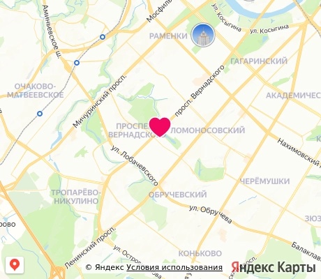 На карте