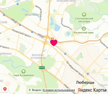 На карте