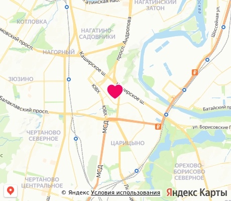 На карте
