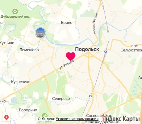 На карте