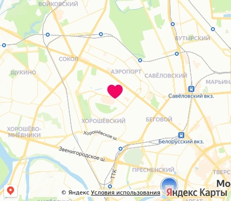 На карте