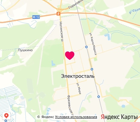 На карте