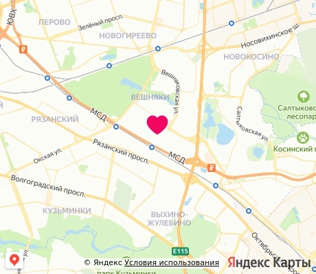 На карте