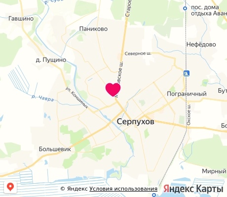 На карте