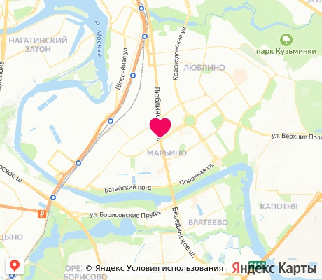 На карте