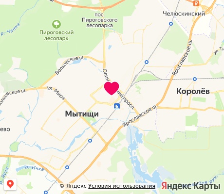 На карте