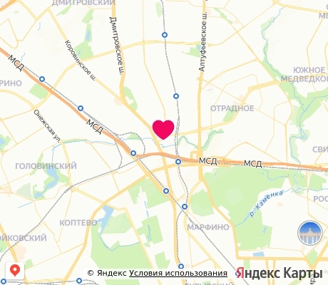 На карте
