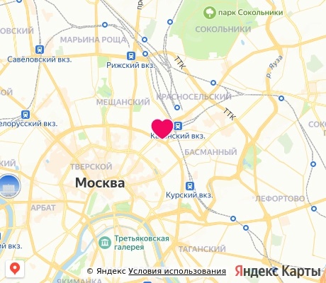 На карте