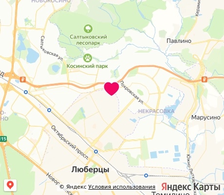На карте