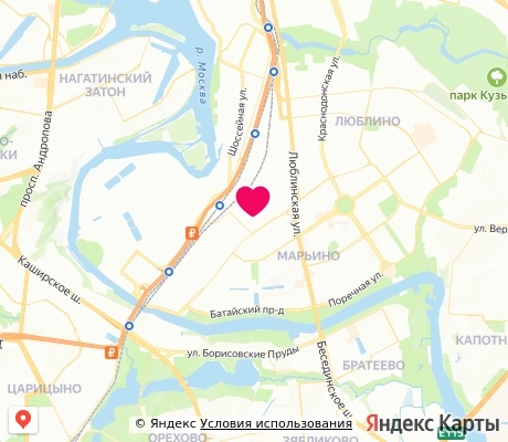 На карте