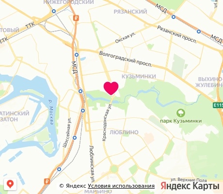 На карте