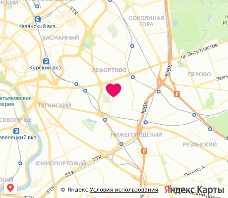 На карте