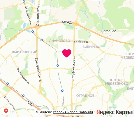 На карте