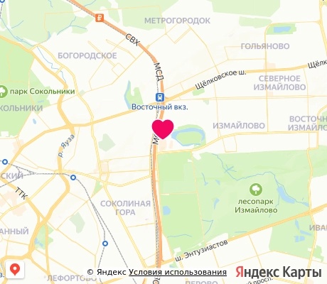 На карте
