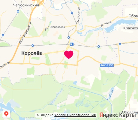 На карте