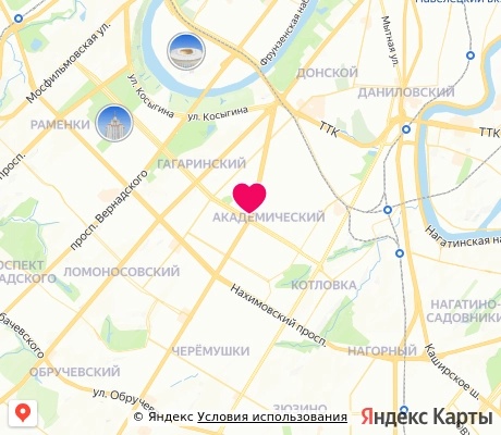 На карте