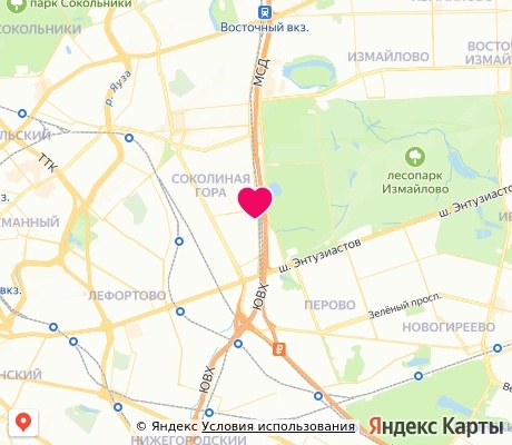 На карте