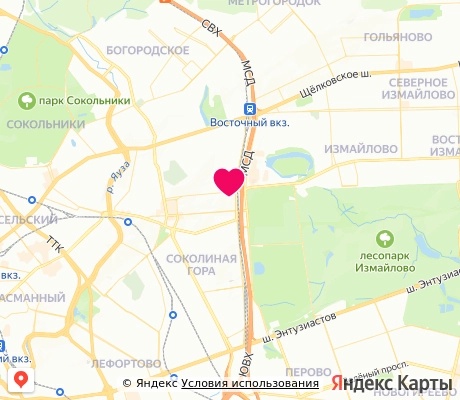 На карте