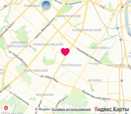 На карте