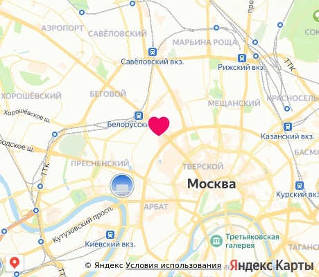 На карте