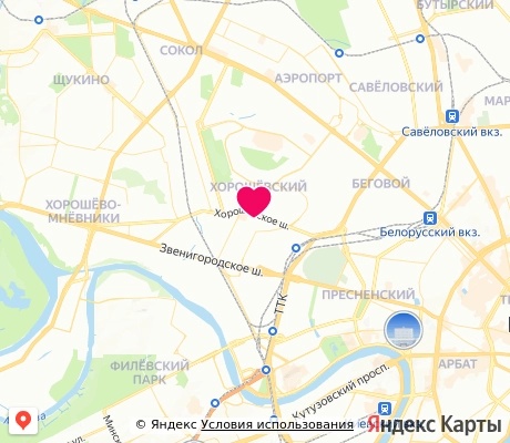 На карте