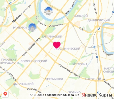 На карте